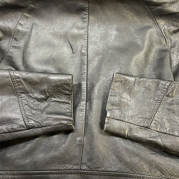 Real Vintage Vegan Leather Jacket - Picture 3 of 6